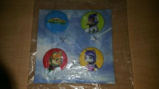 Star Fox Command Nintendo Ds 2006 Promo Pins Rare Collectible N64 Snes Nes