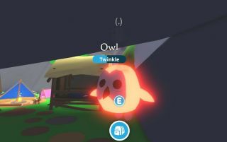 Roblox Adopt Me Legendary Pet Neon Fly Ride Nfr Owl Rare Virtual Item