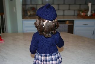 Vintage Terri Lee Doll Clothing - TERRI LEE NAVY WOOL SWEATER AND BERET 3550D 2