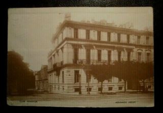 Antique Greek Postcard Athens The Athenian Club 1912