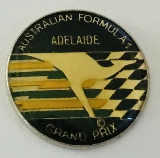 Australian Formula 1 Adelaide Grand Prix Pin Badge Rare Vintage No Clasp (r10)