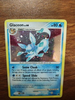 Glaceon 5/100 Rare Holo Majestic Dawn Pokemon Moderately Played