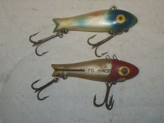 Louisiana Mitte Mike Lure Made By Tackle Industries Clown And Red Head Bingo 7b