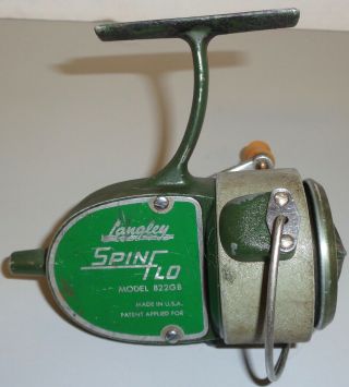 Vintage Langley Spin Flo Spinning Fishing Reel Model 822gb Great Vgc