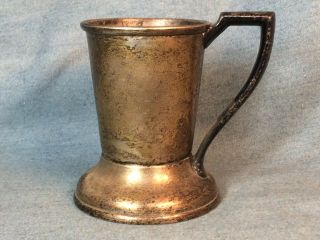 Antique Or Vintage Silver Plate Soda Fountain Cup Holder For Dixie Cups