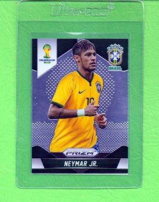 Rare 2014 Panini Prizm Neymar Jr Fifa World Cup Brasil Card 112 Rare