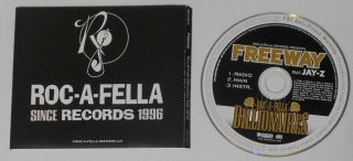 Roc - A - Fella Billionaires Freeway Feat.  Jay - Z X3 - 2007 U.  S.  Promo Cd - Rare