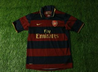 Arsenal London 2007/2008 Rare Football Shirt Jersey Third Nike Young L