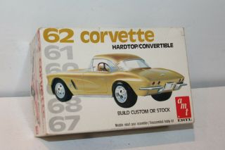 Vintage Amt/ertl 1962 Chevy Corvette Model Kit
