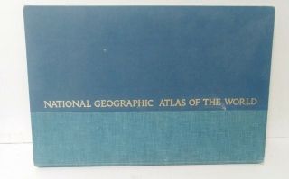 1975 National Geographic Atlas Of The World 4th Edition