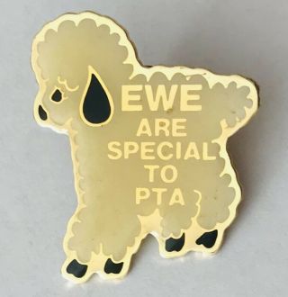 Ewe Are Special To Pta Baby Sheep Lamb Club Pin Badge Rare Vintage (a2)
