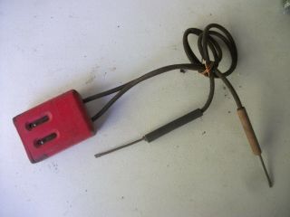 Vintage Antique Electrical Circuit Tester - Wood Rare