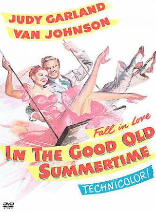 In The Good Old Summertime - Judy Garland - Warber (dvd,  2004) - Oop/rare - Snapcase