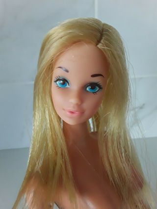 Vintage Barbie Steffie Face On A Japan Malibu Tnt Body,  Exc.  Cond.