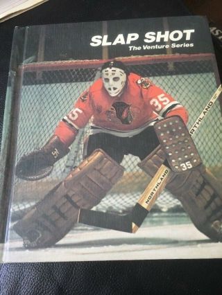 Slap Shot Bill Stokes,  Hardcover Tony Esposito Vintage Hockey Goalie Mask Helmets