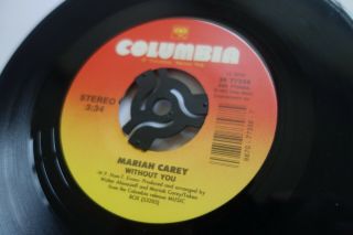 Mariah Carey - Without You - Rare Jukebox Single 7 " Vinyl Ex