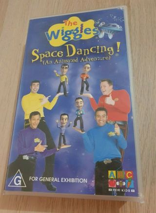 Rare The Wiggles Space Dancing Vhs Video Tape 2003 Abc For Kids