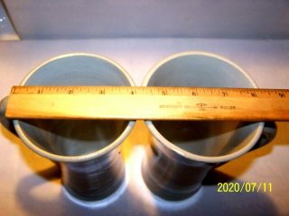 Antique 1940 ' s - 50 ' s HIRES Rootbeer 16 Oz.  Stoneware Stein Mugs 2