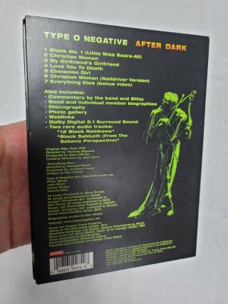 Type O Negative - After Dark (DVD,  2000) - RARE OOP 2