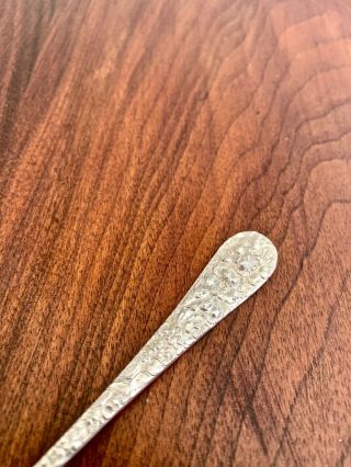 LARGE STIEFF CO.  STERLING SILVER SEAFOOD / COCKTAIL FORK 5 3/4 