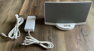 Rare Bose Sound Dock Portable Digital Music System N123 White Power Supply