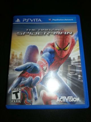 The Spider - Man (sony Playstation Ps Vita,  2013) Cib Complete Rare Great