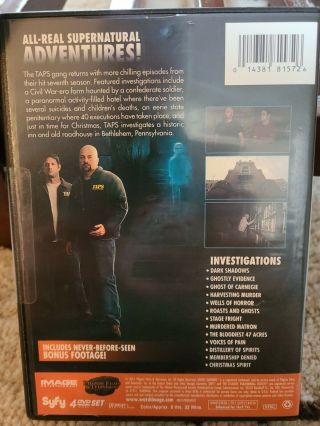 Ghost Hunters: Season 7 Seven Part 2 rare oop dvd set 2