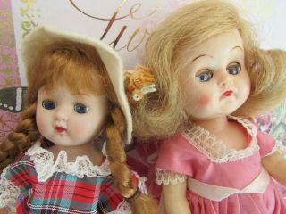 8 " Vintage Cosmopolitan Ginger Doll And Colgate Palmolive Premium Doll 9 " Vel