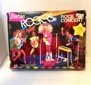 Barbie And The Rockers 1985 Rock Concert Stage 100 Complete Mattel