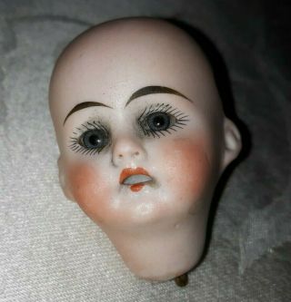 Antique Small German Bisque Doll Head Only Exc.  $22.  22