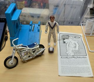 Evel Knievel Stunt Cycle By Ideal 1975 Rare Vintage