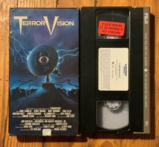 Terrorvision Vhs Lightning Video Cult Horror Rare Uncut Box Vestron