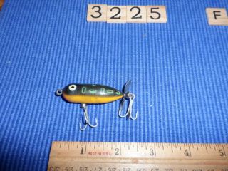 T3225 F Vintage Heddon Tiny Torpedo Fishing Lure