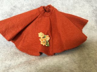 1950s Fashions For Ginger / 8 " Doll Felt Skirt Cosmopolitan Doll & Toy Co Tag
