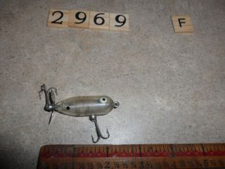 T2969 F Heddon Tiny Torpedo Clear Transparent Fishing Lure Crankbait