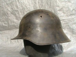 Wwii Steel German Helmet - Very Rare - Bargain