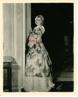 Anita Louise Vintage Photo 1929 " Jc Milligan " Rare Period Costume Pose