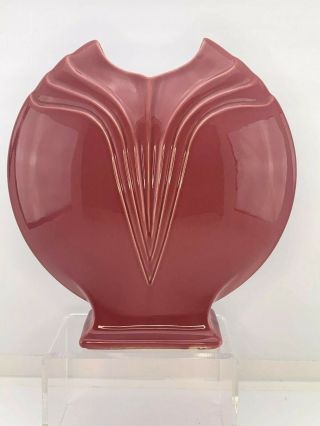 Rare Vintage Pink Mccoy Vase 466 Art Deco Style