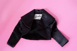Vintage Barbie Black Satin Pak Bolero Jacket