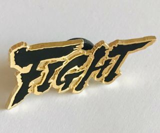 Fight Capcom Street Fighter Arcade Game Pin Badge Rare Vintage (a2)