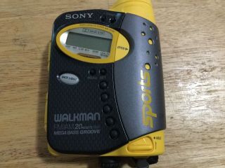 Rare Sony Wm - Fs595 Sports Walkman Am/fm Mega Bass Groove Radio Cassette Player