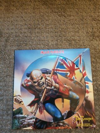 Iron Maiden Trooper 12 " Picture Disc Lp 2005 Ultra Rare Vinyl England Import