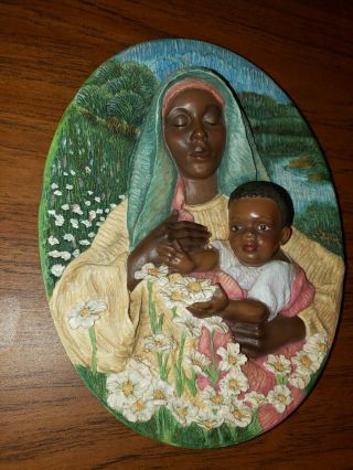 Our Song Limited Brenda Joysmith Madonna With Flowers 204 Of 9,  500 Rare 1998