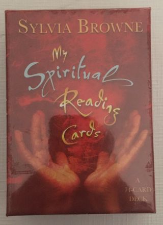 My Spiritual Reading Cards Sylvia Browne 74 Card Deck Rare Out Of Print