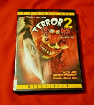 Terror Toons 2 (dvd,  2007,  Directors Cut) Rare Oop Htf A Joe Castro Film
