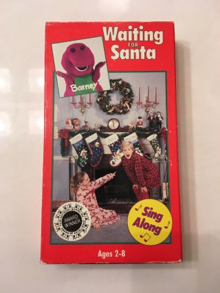 Barney & The Backyard Gang - Waiting For Santa  Rare Vhs Christmas
