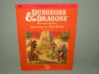 D&d 1st Edition Module - B8 Journey To The Rock (rare - And Exc, )