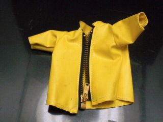 Vintage 1953 Vogue 8 " Ginny Doll Stormy Weather Yellow Vinyl Raincoat