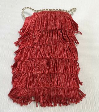 Vintage Madame Alexander Cissette Costume Red Flapper Dress