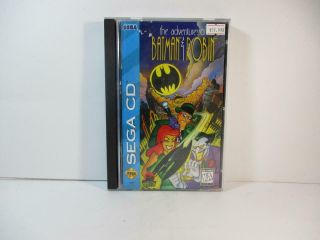 Rare Sega Cd The Adventures Of Batman And Robin